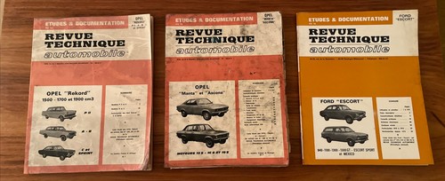 Revue technique opel - 3x,