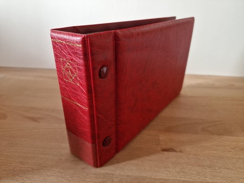 Fdc briefalbum rot leuchtturm - briefalbum,