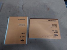 Zettelmeyer ZL 1801 THW Radlader Ersatzteilliste u. Bedienungsanleitung Wartung