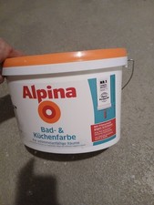 Alpina 5L Bad & Küchen Wandfarbe - Weiß Matt