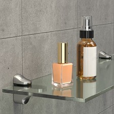 Wandregalhalterung aus Glas