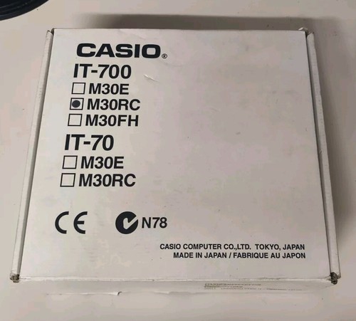 Casio cassiopeia 700 - it-700, m30-rc
