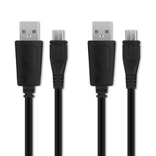 2x USB Kabel Sony Cyber-shot DSC-QX100 DEV-30 Ladekabel 1A schwarz