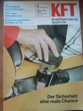 KFT KRAFTFAHRZEUGTECHNIK 1 - 1980 Sicherheitsgurte Trabant 601 Skoda Renault 5 E