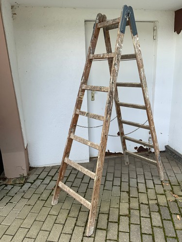 Malerleiter holz 2 meter - malerleiter,
