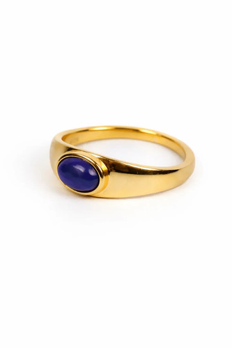 Blauer glatter lapis lazuli - blauer,