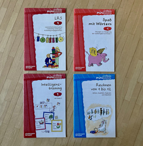 Set mini lük lernhefte - 4x, mini-lÜk