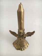 Engel~Kerzenhalter~Messing~Weihnachten~