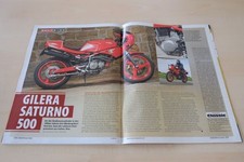Motorrad 02/2016 Gilera Saturno 500 mit 38PS in einer seltenen Vorstellung auf 2