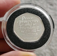 Silbermünze Royal Mint Brexit