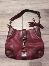 Coach Handtasche Damen Echtleder Weinrot Neu Unbenutzt mit Etikett