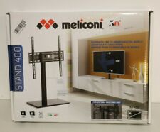 Meliconi 480807 CD/LED TV Ständer Standfuss Glas Drehung schwarz für 32-55 Zoll