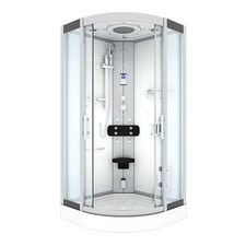 AcquaVapore Dampfdusche Duschtempel Sauna Dusche Duschkabine D46-10T2 90x90cm 