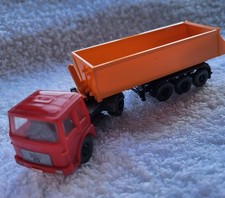 WIKING H0 : M-A-N F8 - Hinterkipper-Sattelzug mit Auflieger - Eigenbau - TOP/VP