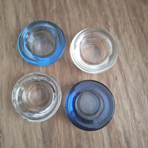 Teelichthalter blau und - 4,