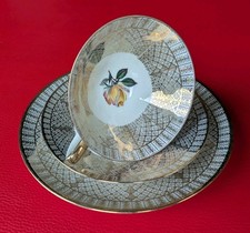 Winterling Sammeltasse Sammelgedeck Gold Gedeck Kaffee Grün Tasse Gelb Rosen Set