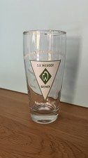 Altes Glas Bierglas SV Werder Bremen Fußball Meister 1965 Bundesliga Verein