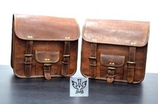 Motorrad Seitentasche Braun