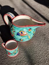 Volpi Deruta Krug und Becher