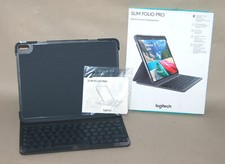 Logitech Slim Folio Pro Bluetooth Tastatur & Ständer für iPad Pro 12.9" * QWERTY