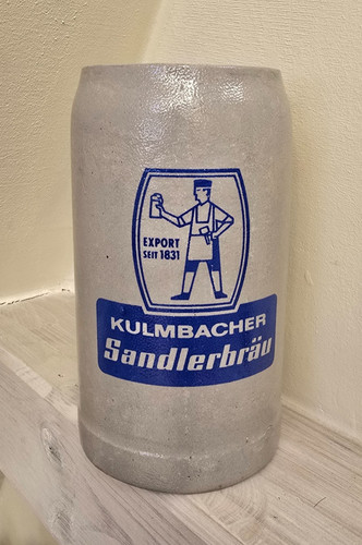 Alter liter bierkrug - 1,