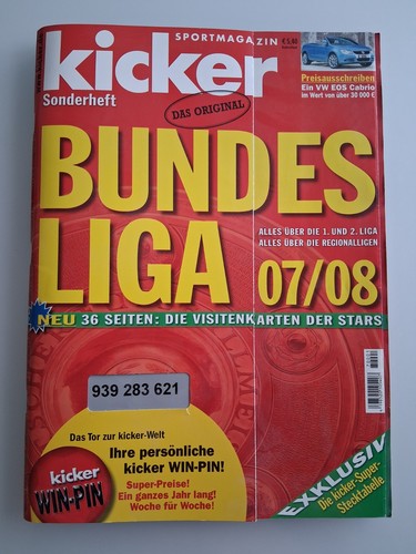 Kicker sonderheft bundesliga - kicker,
