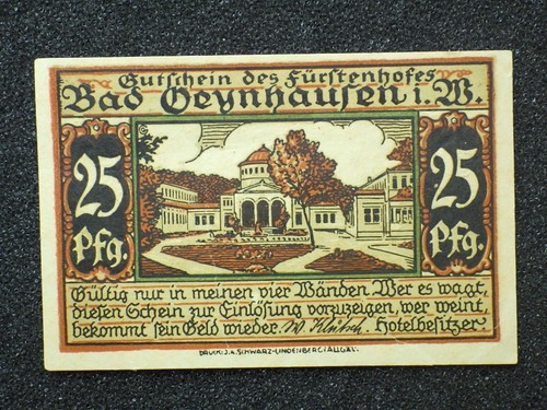 Notgeld deutschland bad - notgeld,