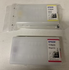 2 x Epson Patrone T7023 T7024 C13T70234010 C13T70244010 Magenta Glb WP-4590 4595