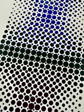 Almir Mavignier, Nr. 8, 3 Exemplare, handsign., num., Permutation, 1960/61