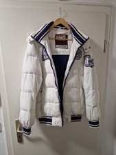 Herren Jacke Camp David Gr. M - Weiß - Blau.