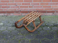 Antiker DAVOS Schlitten 1950er