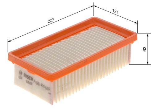 Bosch f026400607 luftfilter - bosch,