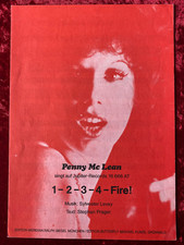 Penny Mc Lean 1 - 2 -3- 4  Fire für Klavier/Keyboard/Vocal Meridian Ralph Siegl