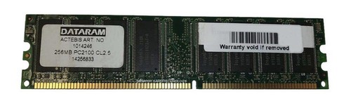 1014246 dataram 256mb ddr non - 256mb,