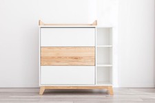 Wickelkommode Nordik - weiß