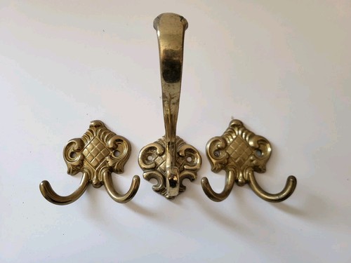 Antike messing haken - antike, 3