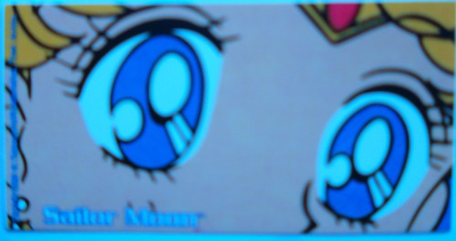 Comic sticker sailor - sticker, moon