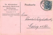 698722) DR Bahnpostkarte Limburg - Altenkirchen Zug 3390 von 1920