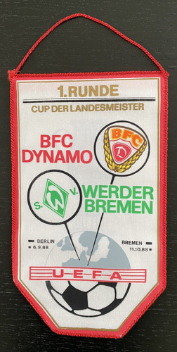 Wimpel 1988 bfc dynamo - ec, 1988/89