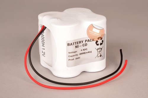 Akkupack 4 0ah - 4,8v, ni-cd