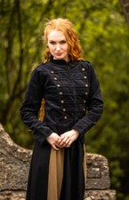 Mittelalter Gothic Larp Jacke
