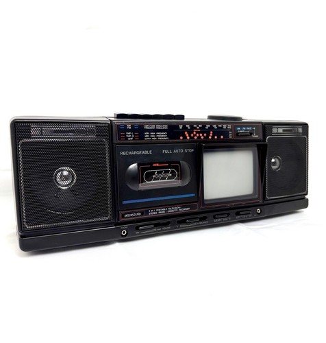 Retro boombox ghettoblaster - boombox,