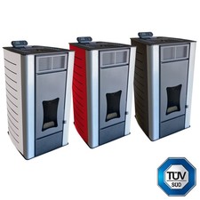 Pelletofen wasserführend Pelletheizung Pelletkamin 18kW bis 300m³ Pellet Heizung