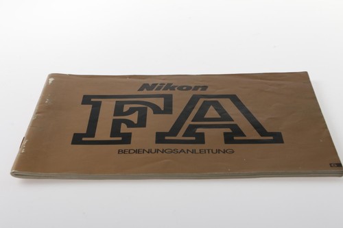 Nikon bedienungsanleitung - fa,