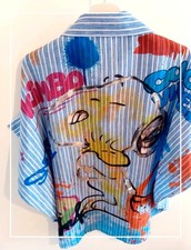 Snoopy Bluse BLAU Streifen