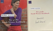 Sarah Wiener signiert Das große Kochbuch Orig. Unterschrift Signatur Autogramm