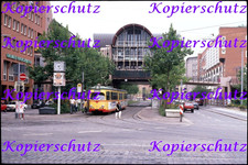 24x36 Dia-KOPIE Straßenbahn Karlsruhe 8-Achser 200 SL E Tullastr Berliner Platz2