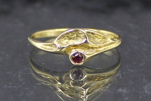 Rubinring goldring aus 750er - rubinring,,