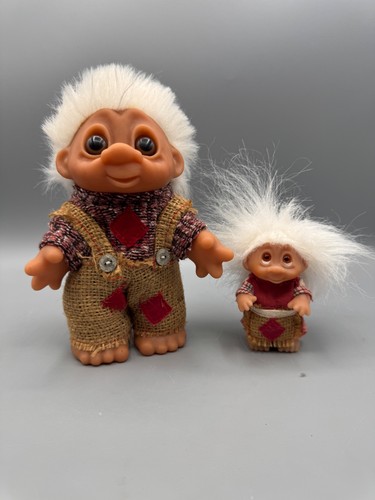 Vintage dam troll puppe - dam,
