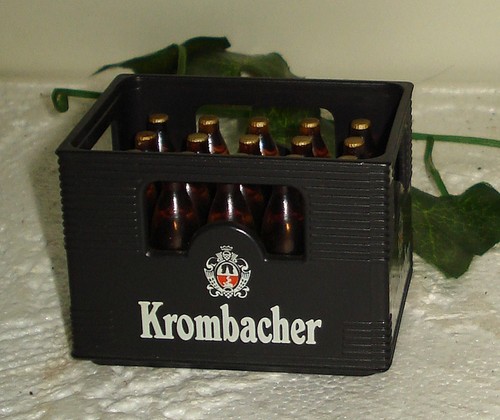 Vintage krombacher bierkiste - vintage,